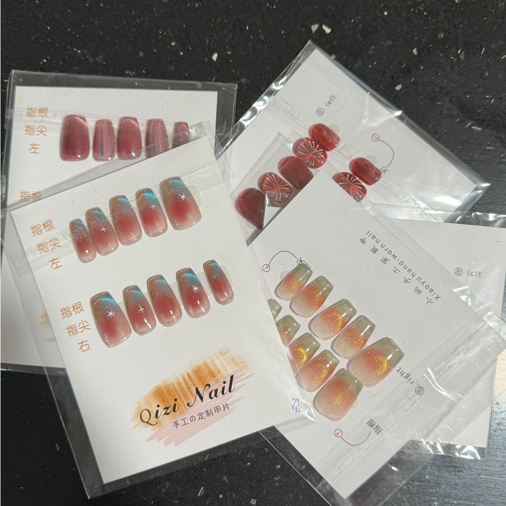 Handmade Press-on nails Sets